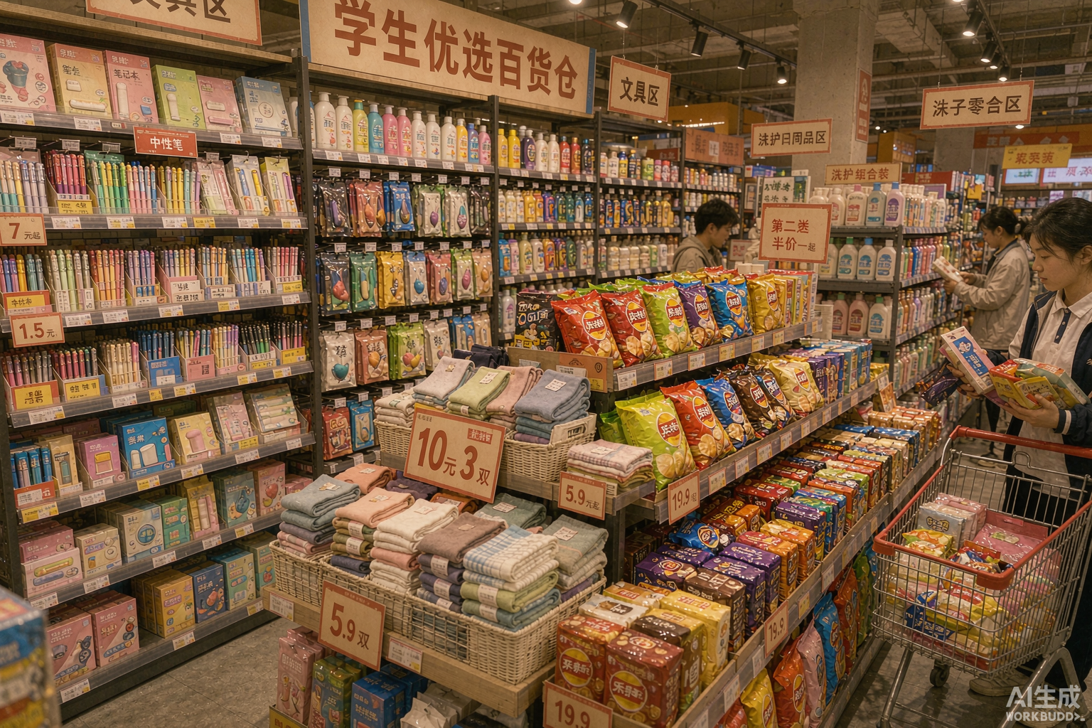 学生百货仓内景