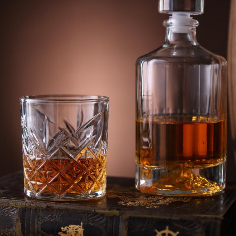 DELISOGA晶制玻璃杯啤酒杯果汁杯饮料杯威士忌杯古典杯批发印logo